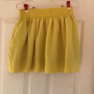 Yellow skirt